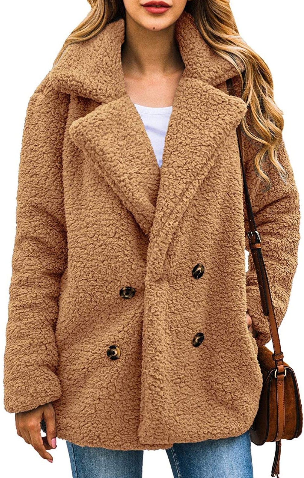 Khaki Buttoned Casual Quilted Coat