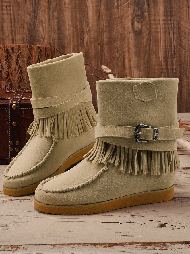 Winter Pu Cotton-Padded Boots