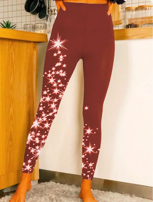 Tight Casual 3D Printing Leggings