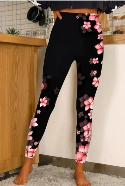 Tight Floral Casual Leggings