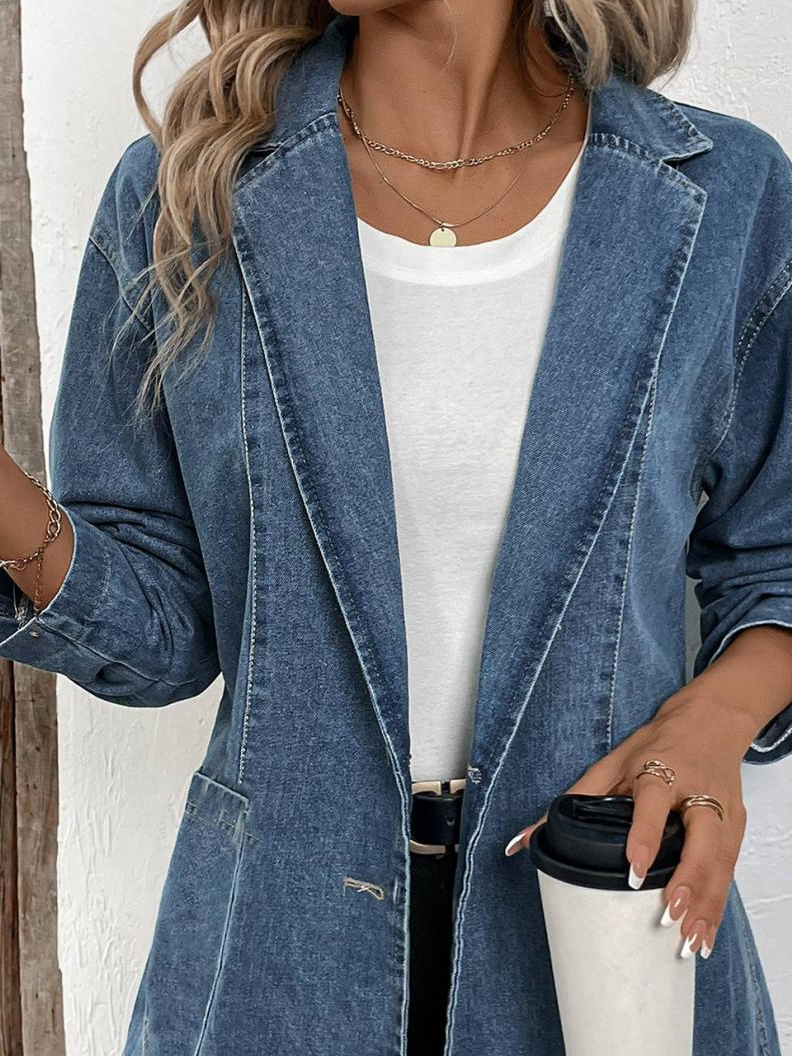 Casual Denim Loose Jacket