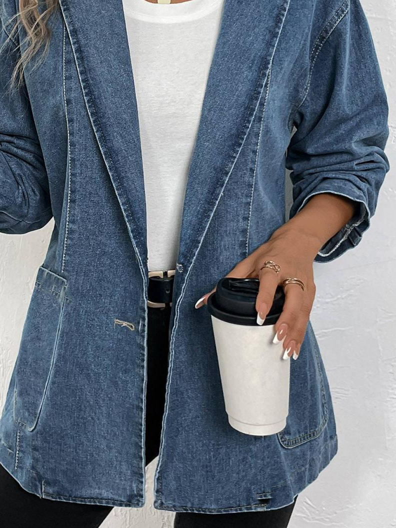 Casual Denim Loose Jacket