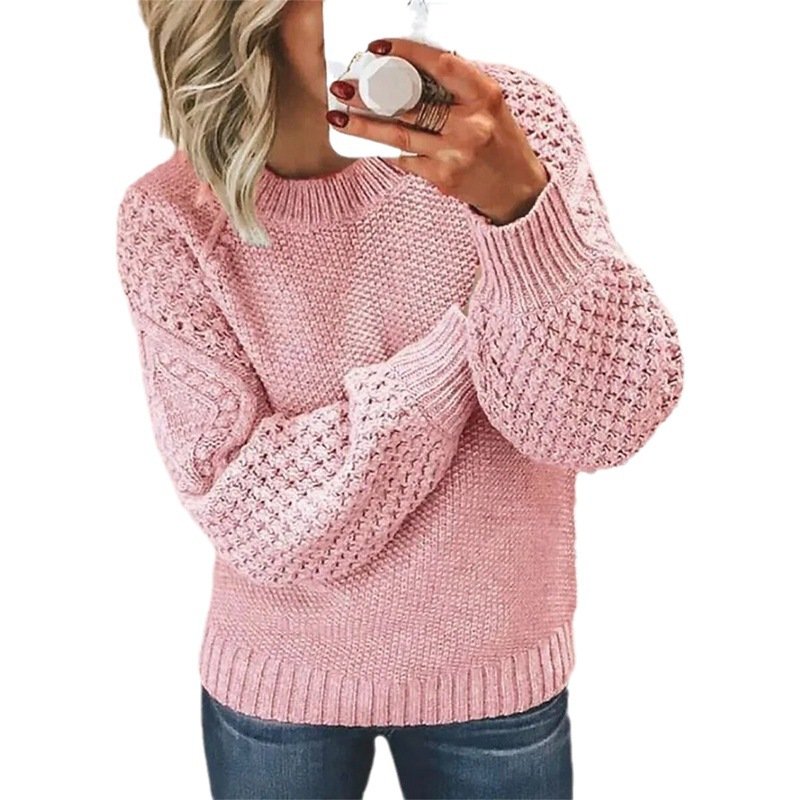 V Neck Casual Plain Sweater