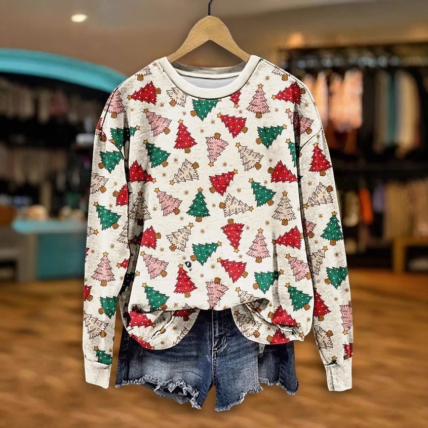 Ethnic Zipper Loose Casual Sweatshirt