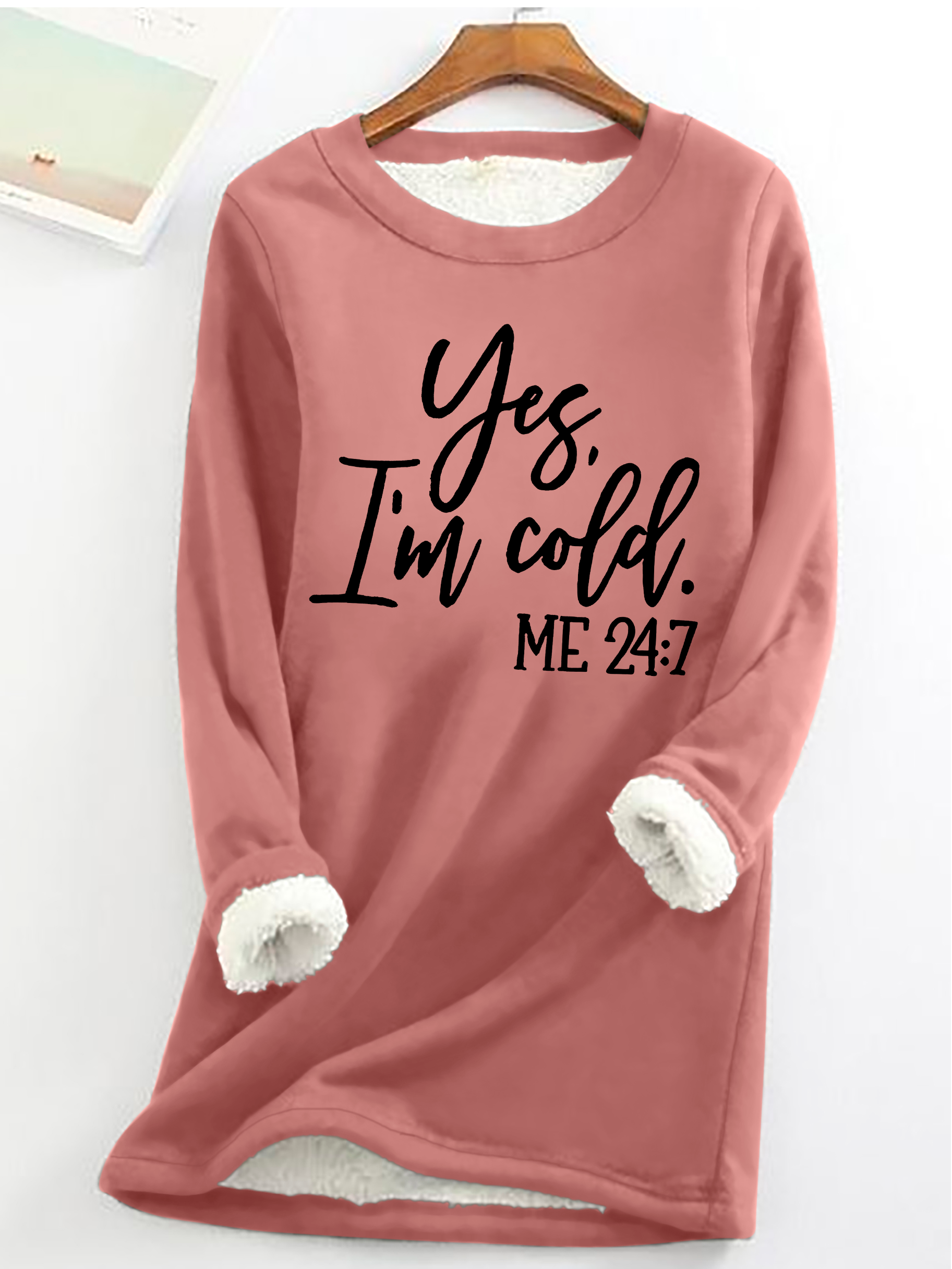 Women Text Letters Crew Neck Long Sleeve Casual Daily Spring/Fall Sweatshirt