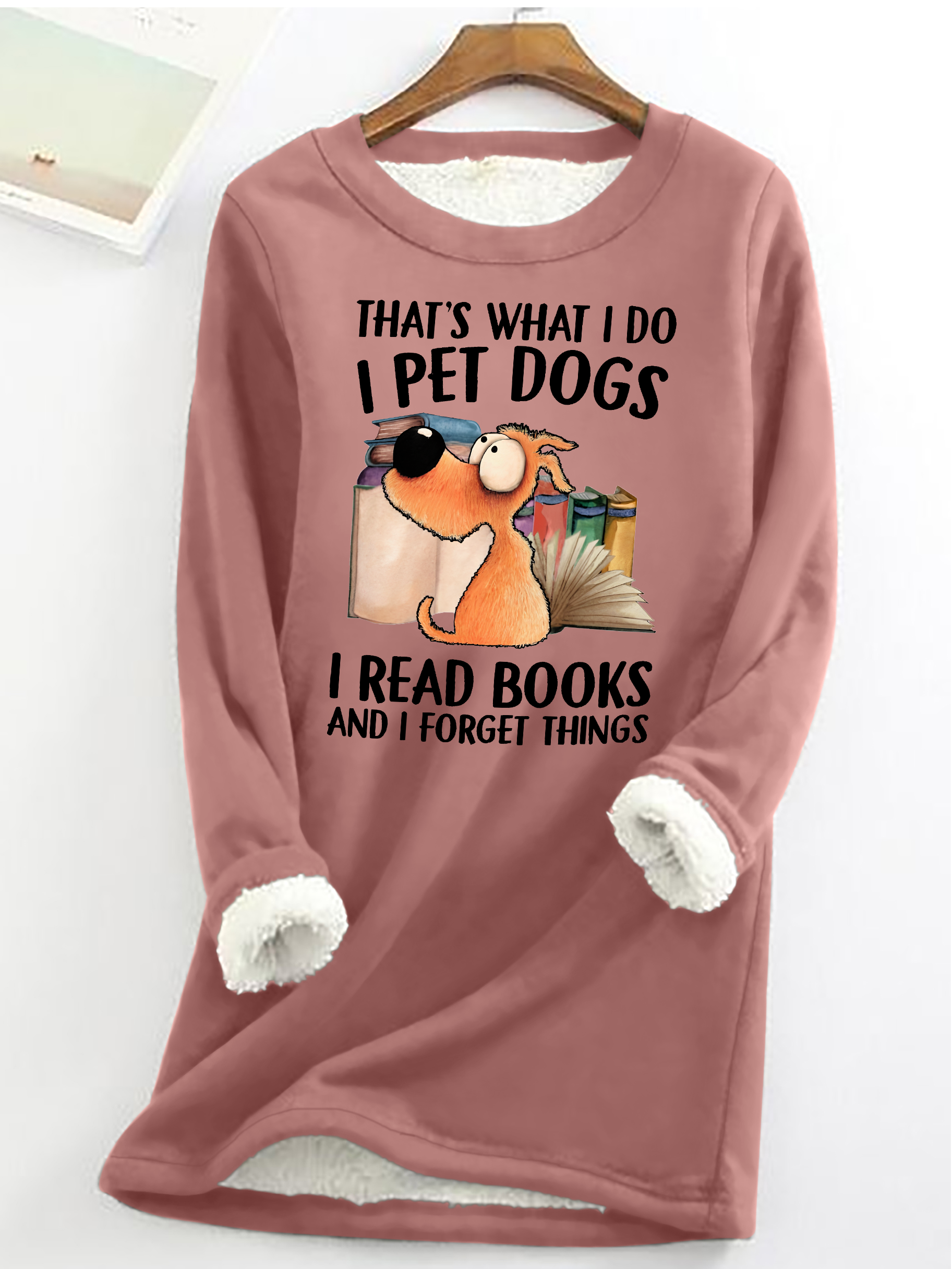 Women Text Letters Crew Neck Long Sleeve Casual Daily Spring/Fall Sweatshirt