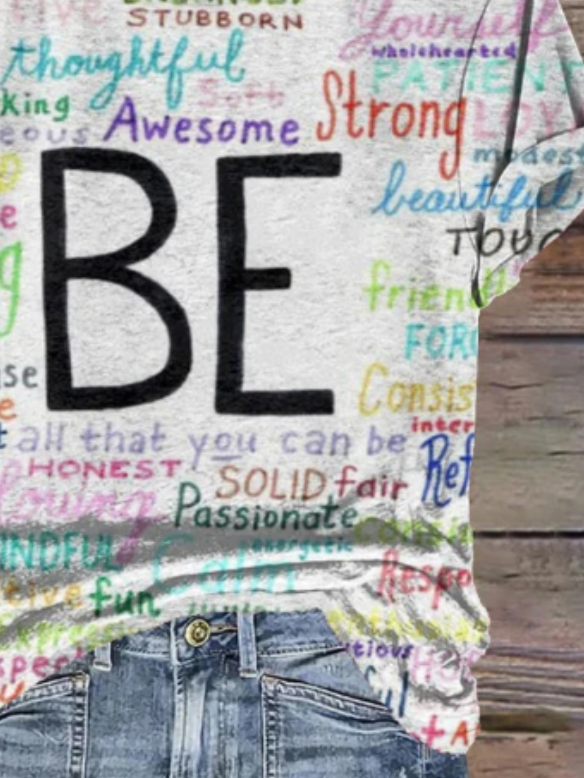 Women Painting V Neck Cotton Short Sleeve Casual Daily Summer T-shirt