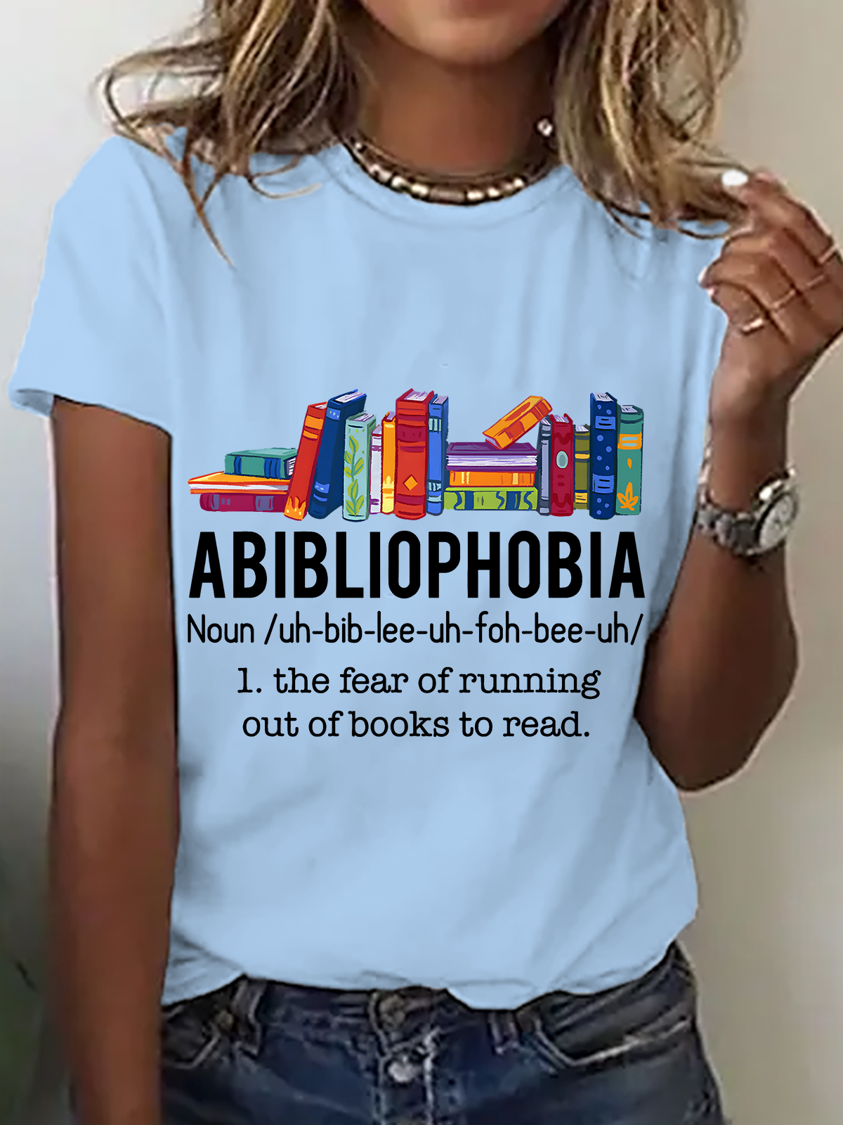 Women Text Letters Crew Neck Cotton Short Sleeve Casual Daily Summer T-shirt