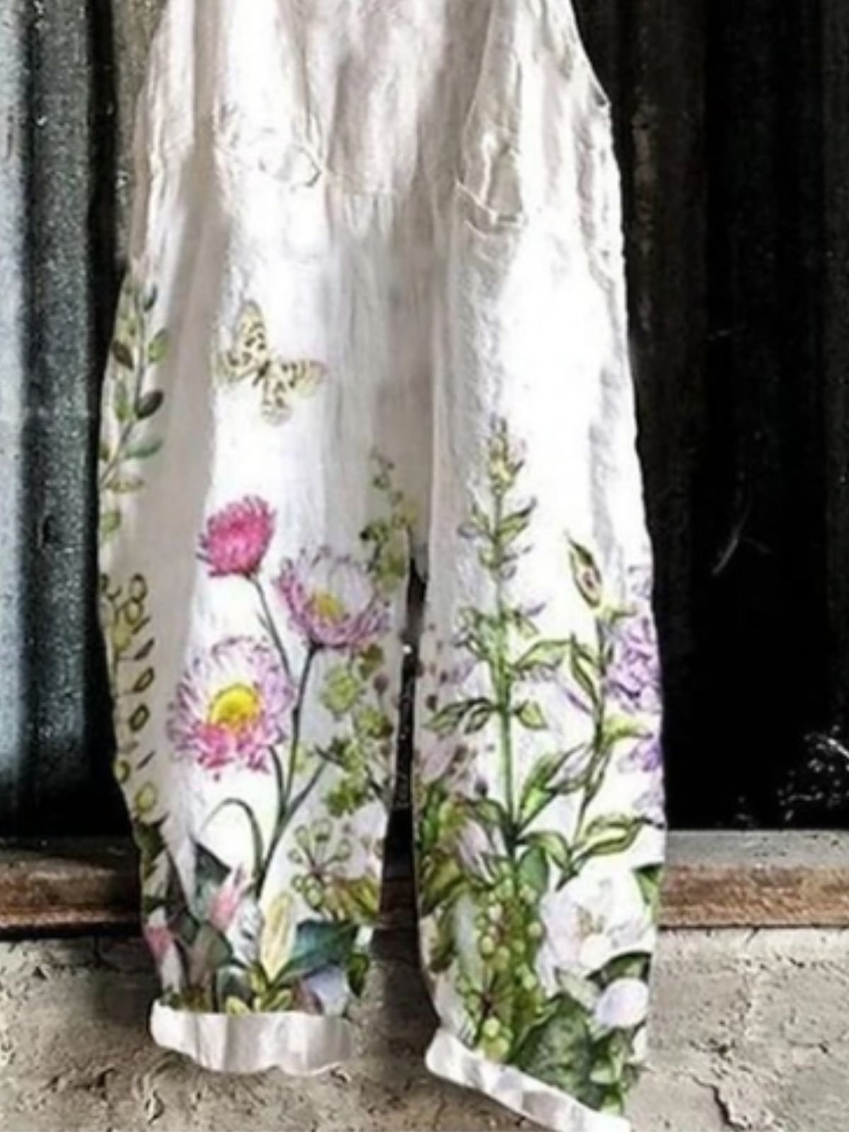 Casual Floral Jumpsuit