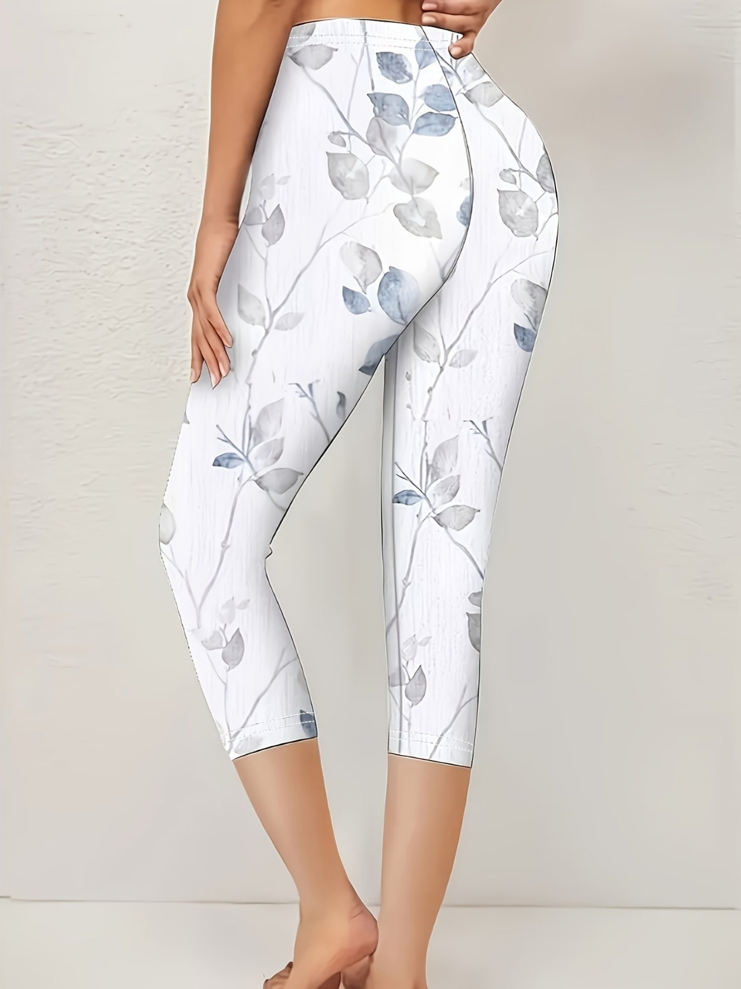 Women's Casual Floral Spring Print Leggings