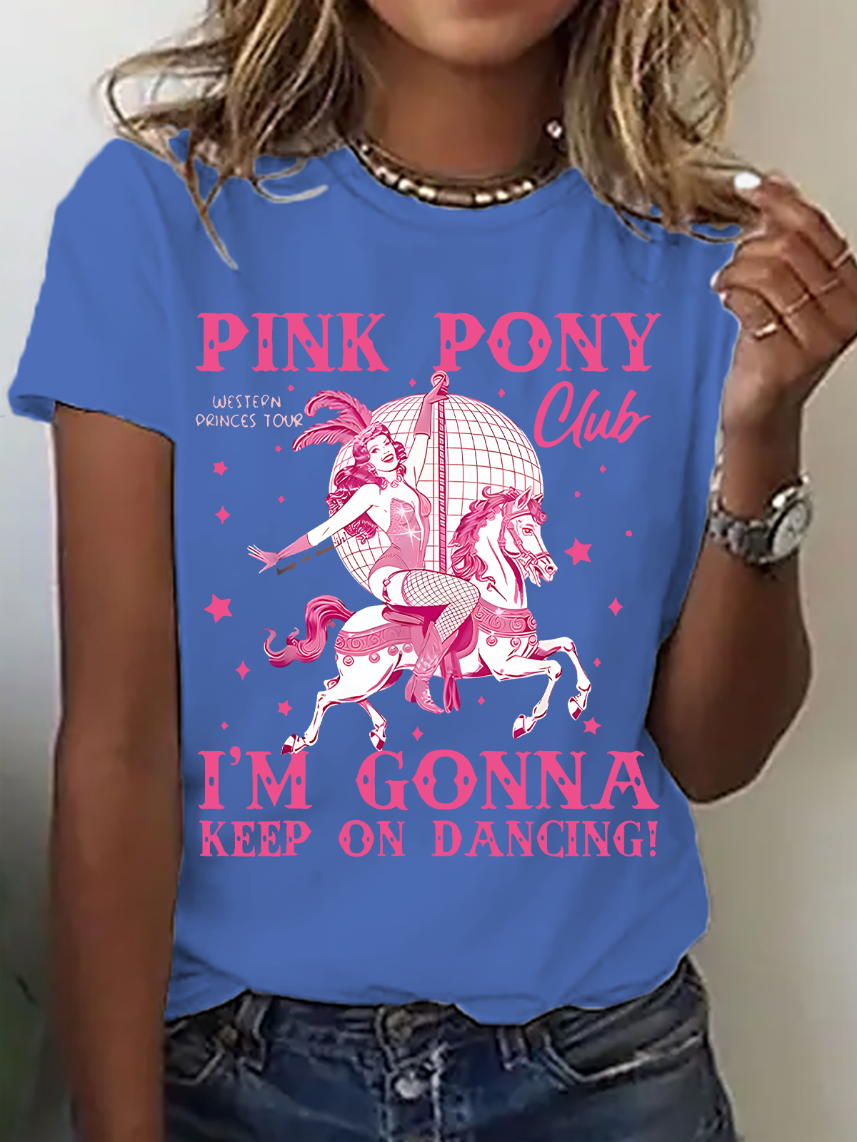 Pink Pony Club Cotton T-Shirt