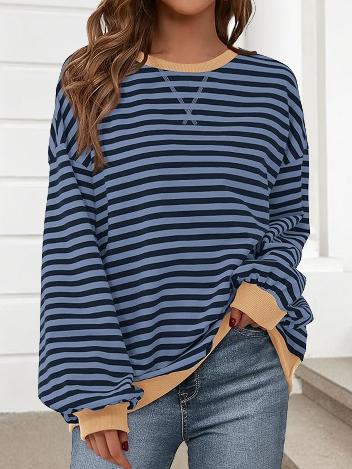 Cotton Regular Fit Crew Neck Casual Hoodie