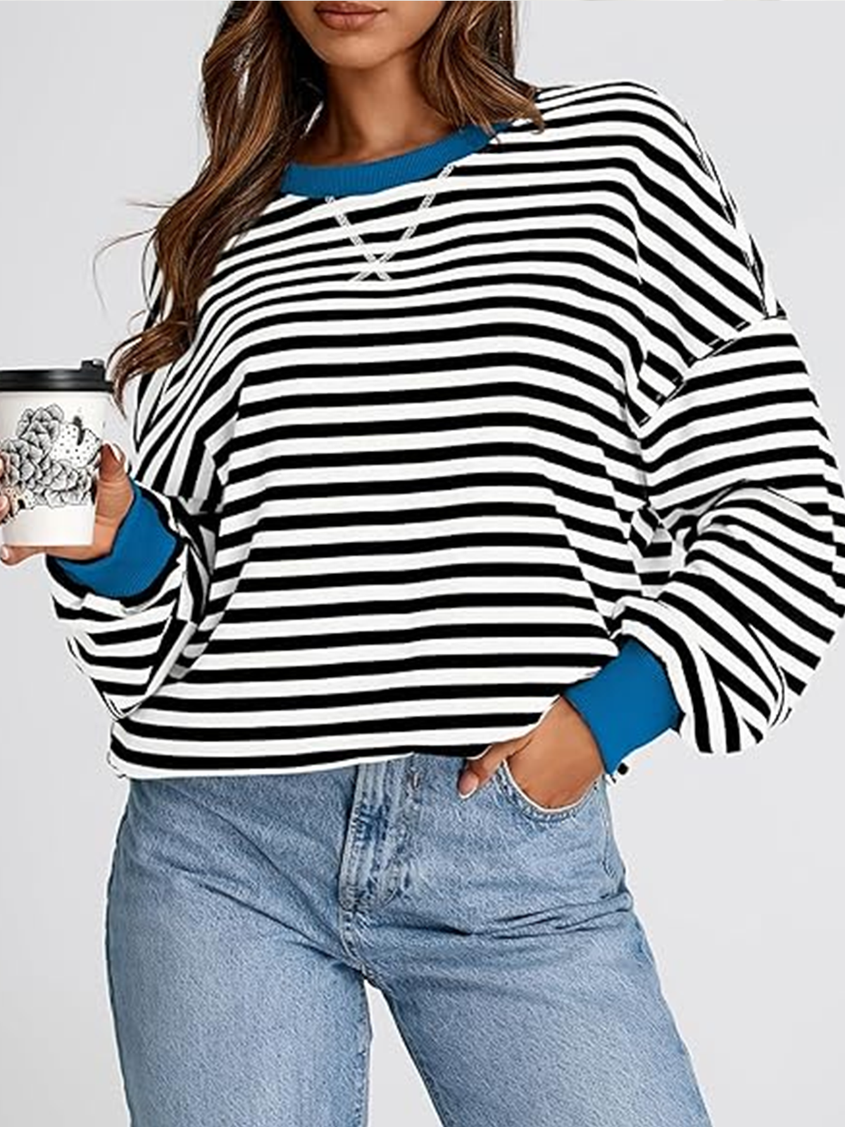 Cotton Regular Fit Crew Neck Casual Hoodie