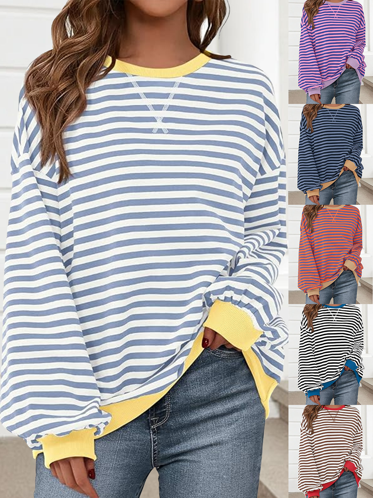 Cotton Regular Fit Crew Neck Casual Hoodie