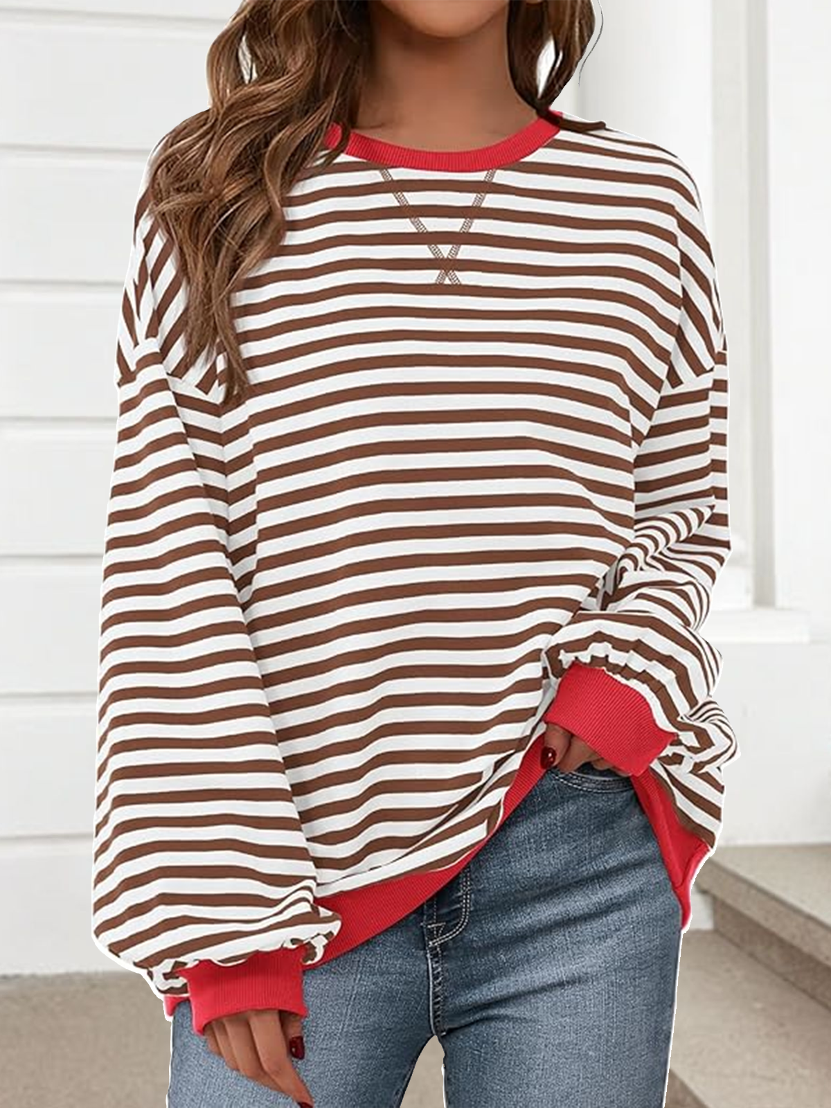 Cotton Regular Fit Crew Neck Casual Hoodie