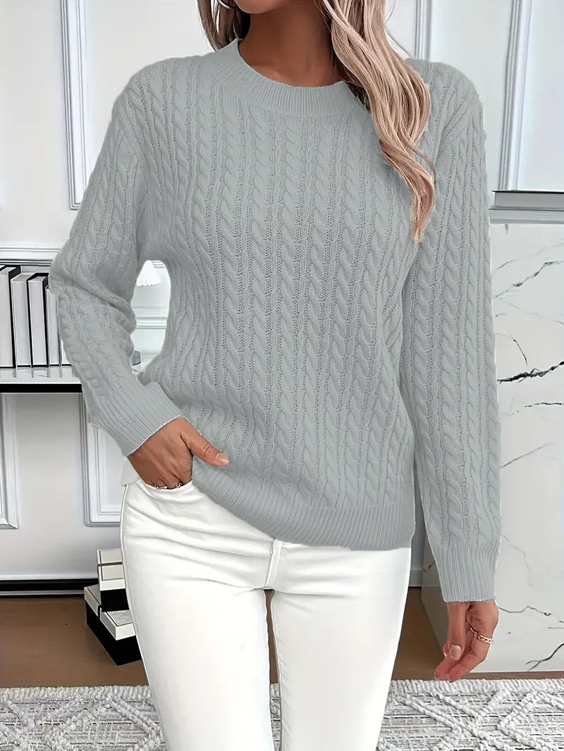 Regular Fit Cotton Casual Plain Sweater