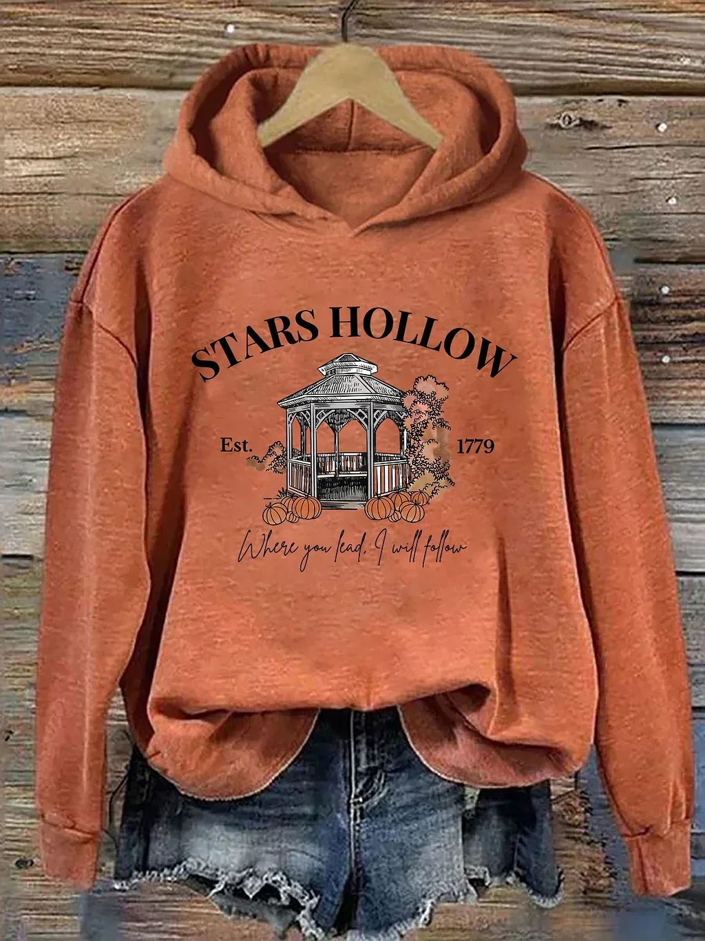 Stars Hollow Where You Lead I Will Follow Hoodie