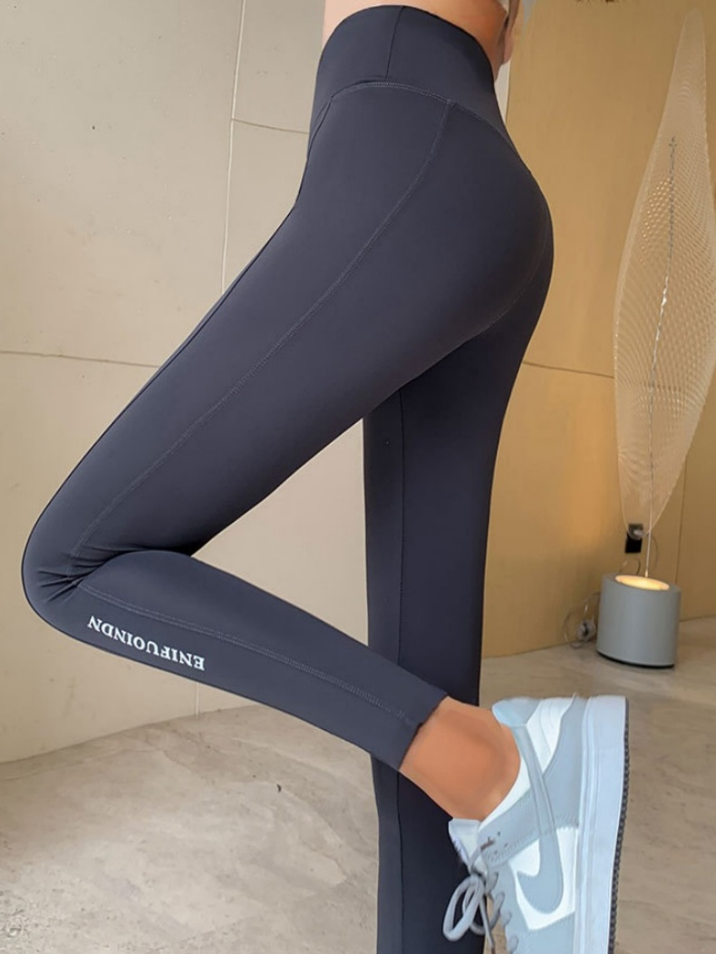 Women Plain Casual Split Joint Leggings Daily All Season Slim Fit Pants