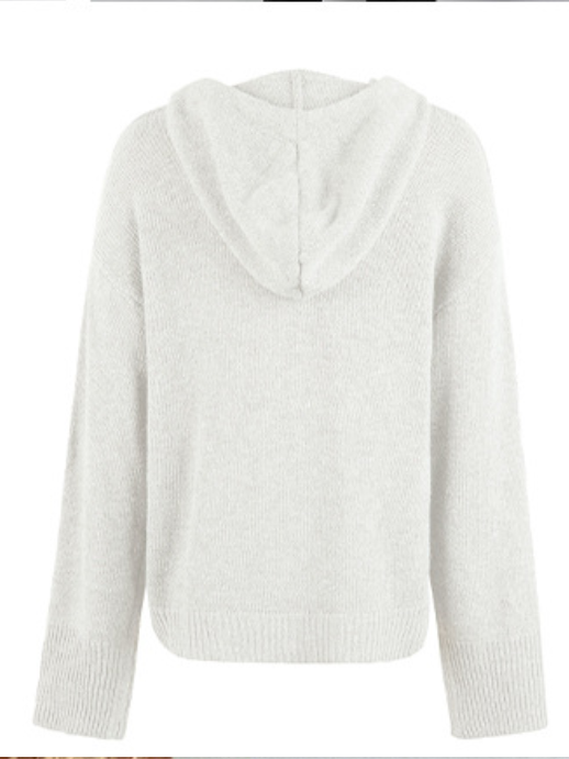 Women Plain Cotton Zip Up Hoodie Long Sleeve Vintage Split Joint Spring/Fall Daily Kimono Outerwear