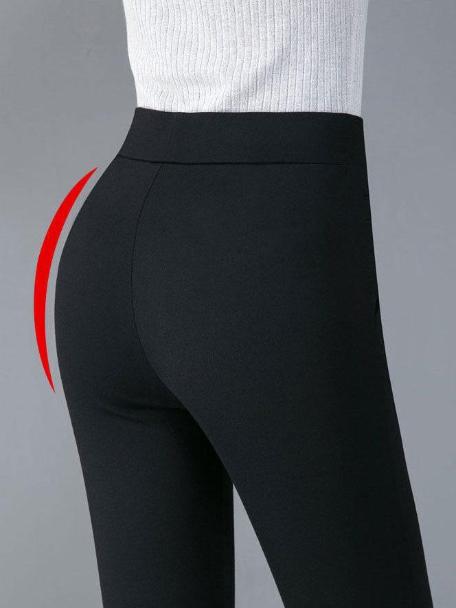 Women Plain Casual Leggings Daily All Season Straight Pants