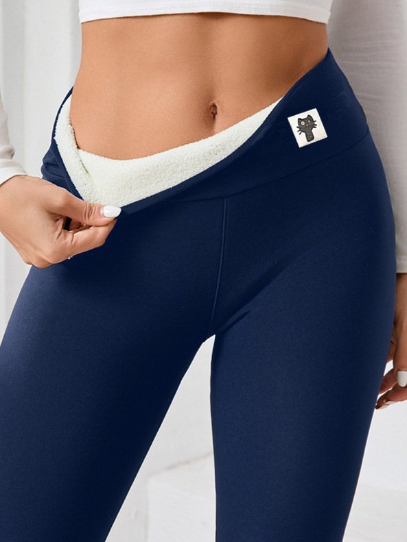 Women Plain Casual Leggings Daily All Season Slim Fit Pants