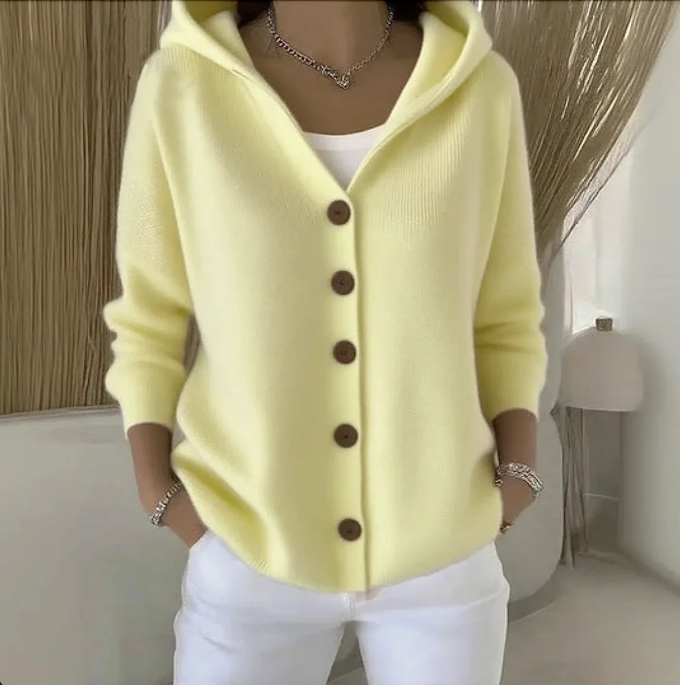 Women Floral Hoodie Cotton Long Sleeve Casual Daily Spring/Fall Cardigan