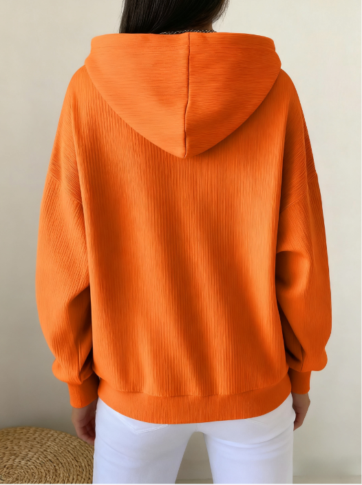 Women Text Letters Hooded Cotton Long Sleeve Vintage Holiday Spring/Fall Hoodie