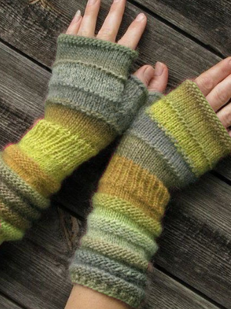 Color Casual Gloves