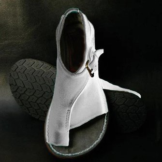 women boho handmade pearl beach sandals bridal shoes