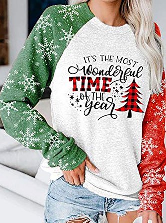 Christmas Snowman Monogrammed Long Sleeve Hoodie