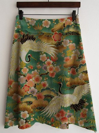 ANNIECLOTH Vintage Cotton Skirt