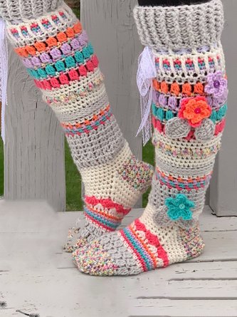 Hook Spent Knitting Socks