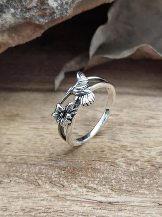 Ethnic Vintage Hummingbird Ring