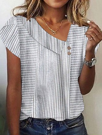 Striped Loose Casual Shirt