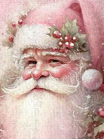 Women’s Christmas Knitted Casual Santa Claus Loose Sweater