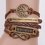 Women Classic Holiday Brown Alloy Casual Bracelets