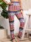 Knitted Tribal Vintage Pants Stretchy Leggings