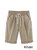 Casual Solid Cotton-blend Gathered Vacation Shorts