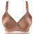 Angelvic Pure Cotton Wireless Adjustable Breathable Gather Seamless Bras(US B/C Cup)