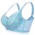 Nooncat Embroidery Adjustable Gather Push Up Soft Breathable Bras