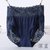 Plus Size Lace High Waist Belly Control Seamless Briefs Panties