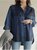 Plus Size Summer Tops Women Casual Long Sleeve Blouse