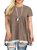 Women Plus Size XL-5XL Lace Short Sleeve A-Line Tunics Top Blouse Shirt