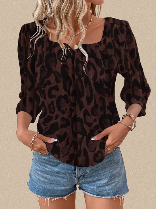 Women Printed Pullover T-shirt