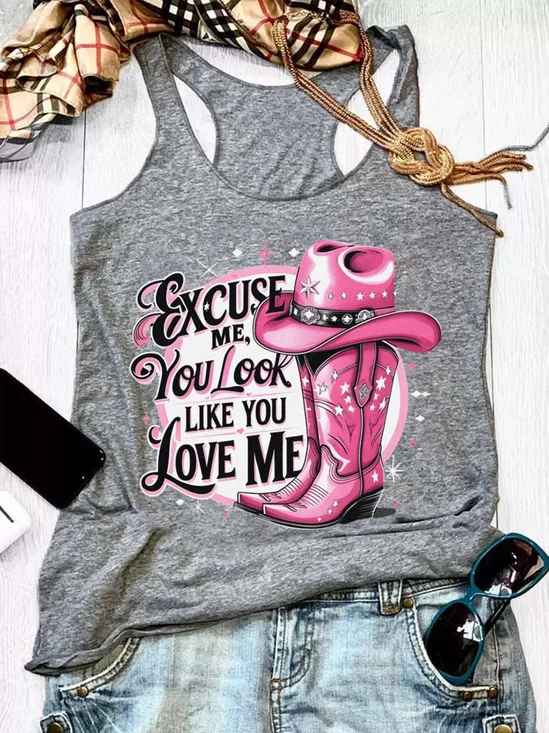 Wild West Cowgirl Casual Cotton Vest