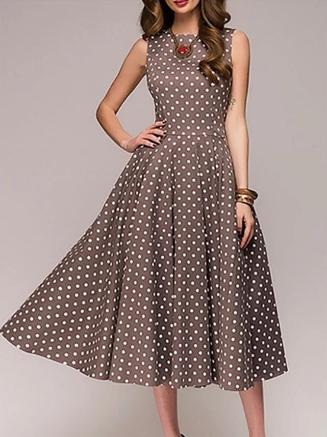 polka dot homecoming dress