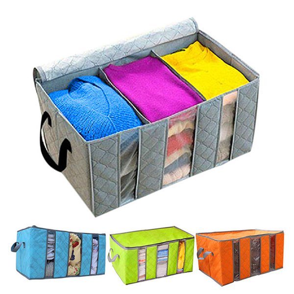 65L Deodorant Bamboo Charcoal Storage Bag Box