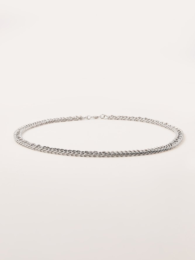 Urban Casual Chain Metal Necklace Choker Daily Commuting Women's Jewelry