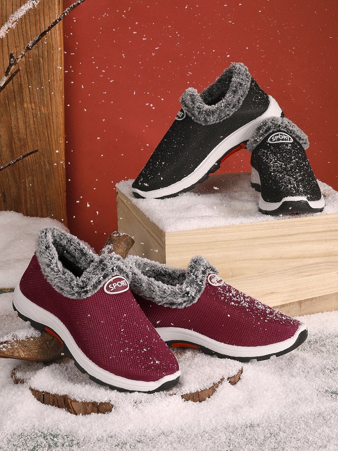 Plush Warm Lightweight Short Boots Snow Boots