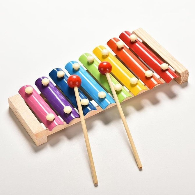 New Kids Baby Toys 8 Notes Musical Xylophone Piano Wooden Instrument Children Gifts